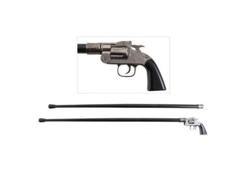 Revolver style walking cane - revolver,