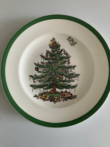 Spode christmas tree plate - spode, 8"