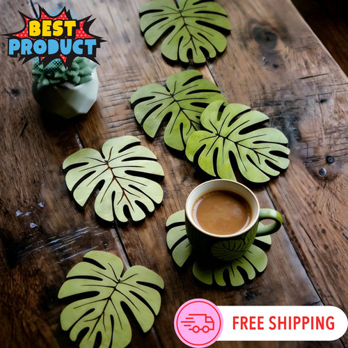 6pcs wooden cup - 6pcs, bamboo