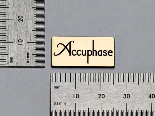 Accuphase equipment badge - accuphase, logo