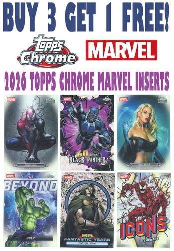 2026 topps chrome marvel - 2026,