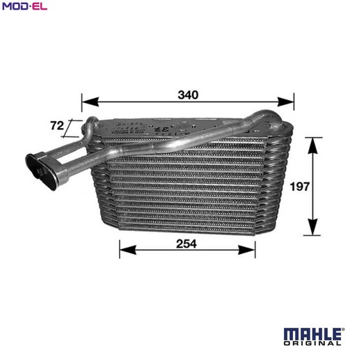Evaporator air conditioning - conditioning, ae