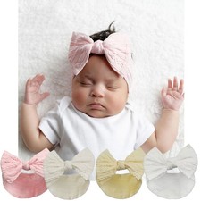 Baby Girl Large Bow Cable Knot