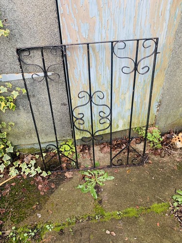 Wrought iron gate used - wrought,