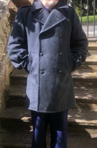 Vintage danish army peacoat - ,