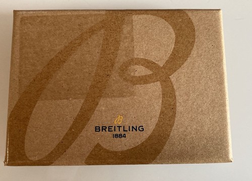 Breitling brown leather card - brown,