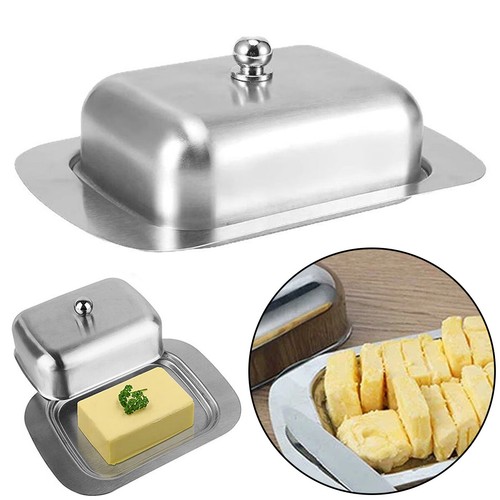 Stainless steel butter - butter, dish