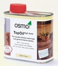 Osmo Kitchen Work Top Oil - 3058, 3028,3068 or 3061 -  0.5ltr tin