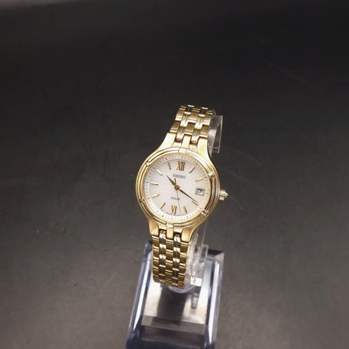 Seiko solar ladies gold - solar, tone