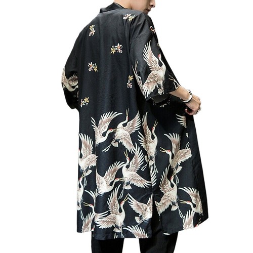 Men japanese kimono coat - uk,