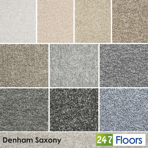 Grey saxony carpet - grey, cheap