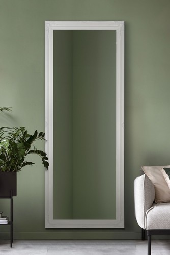 Large mirror white shabby - large,