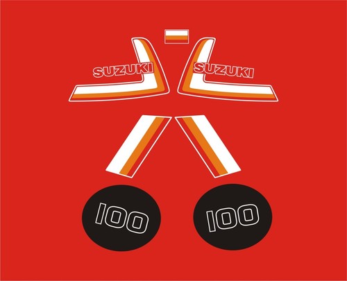 Suzuki ts100er decal kit - ts100er,
