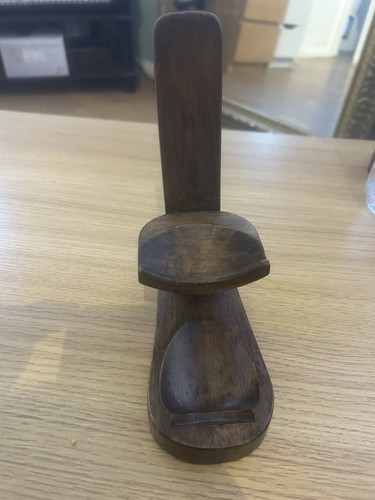 Vintage solid walnut wood - solid,