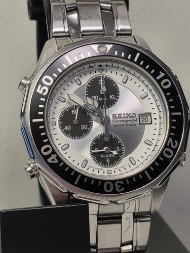 Seiko panda dial alarm - panda,