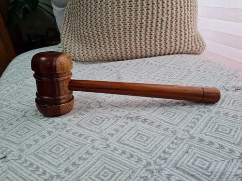 Auctioneer turned wooden - auctioneer's,