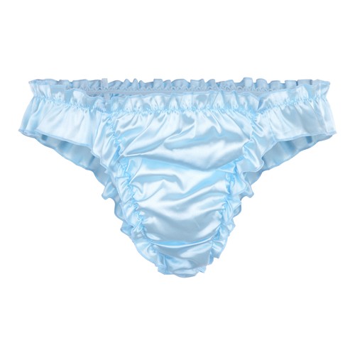 Satin ruffle low - ruffle,