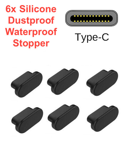 Usb type dust plug - 6x,