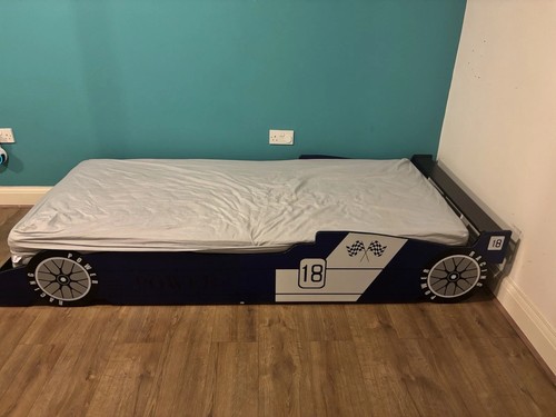 Children kids bed racing - bed, car