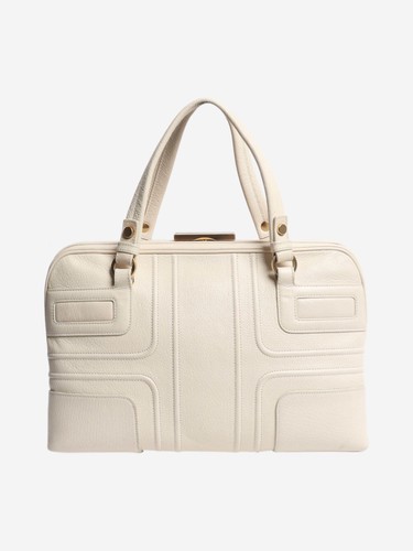 Smythson ivory leather top - smythson,