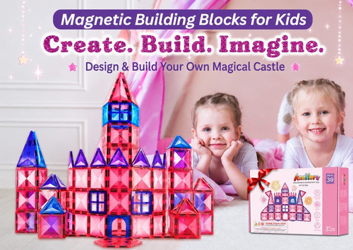 Magnetic tiles set for - tiles,