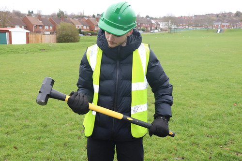 Sledge hammer long handle - sledge,
