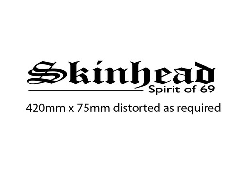 Skinhead stickers for - skinhead, px