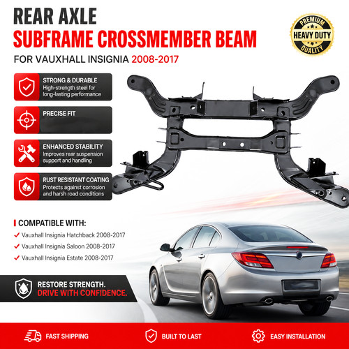 Rear axle subframe crossmember - rear,