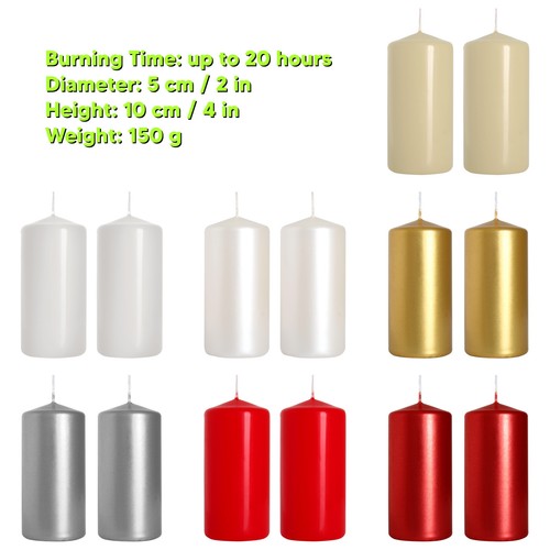 Pillar candles pack 2 - of,