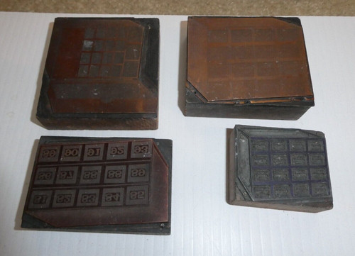 Lot vintage wood metal - 4,