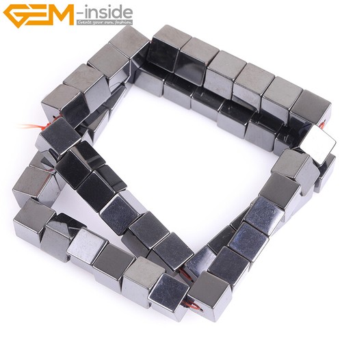 Black natural hematite cubic - natural,