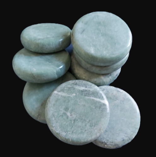 Jade massage round hot cold - 1x,