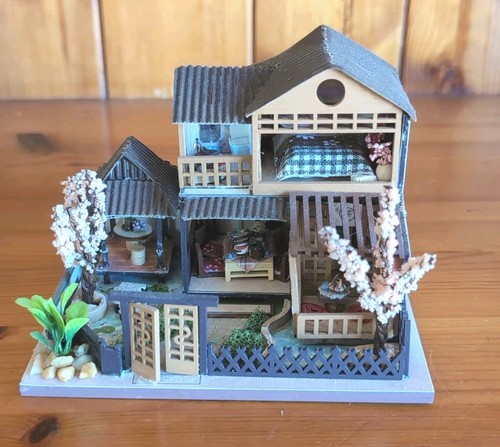 Oriental dolls house diorama - oriental,