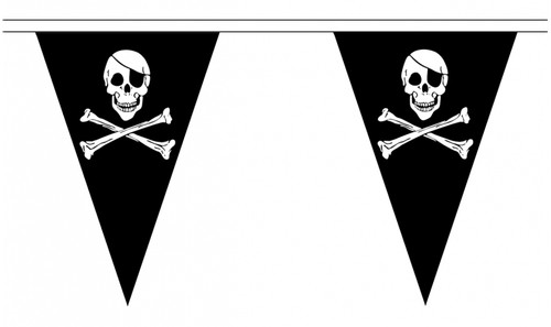 Skull crossbones pirate flag - crossbones,