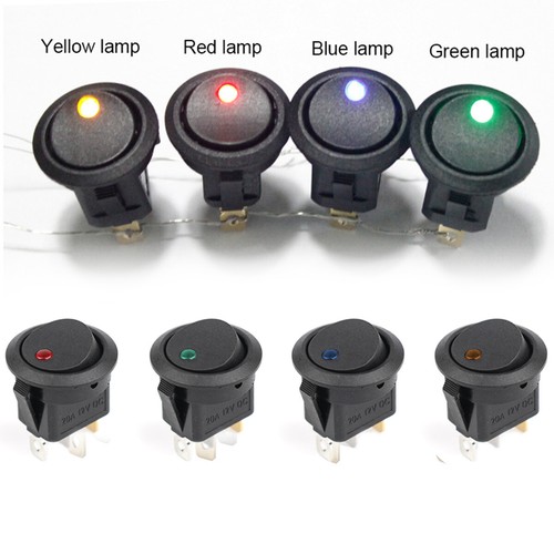 12v off round waterproof - on/off,