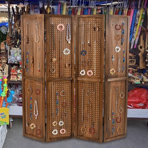 170cm folding room divider - 170cm,