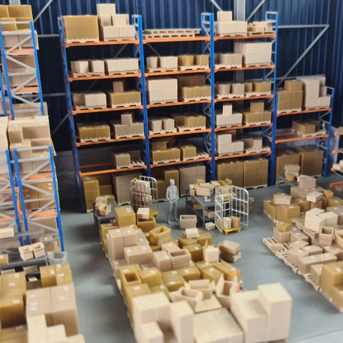 Model railway carboard - model,