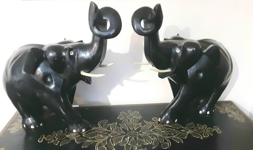 Very large pair carved - very,