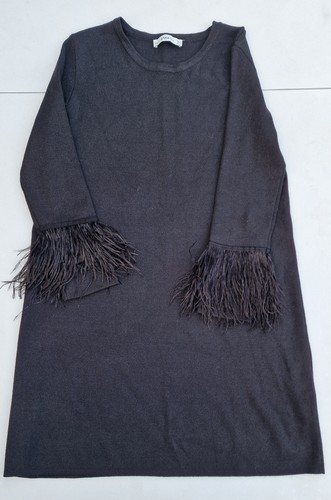 Zara black knit - zara, dress