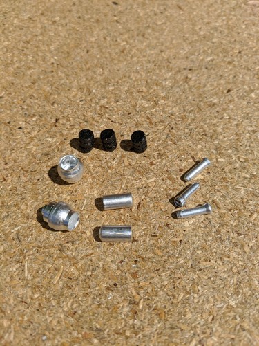 Vintage bicycle ferrule cable - ferrule,