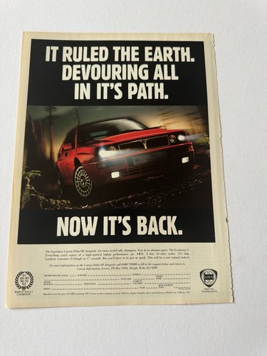 Original lancia delta - delta, hf