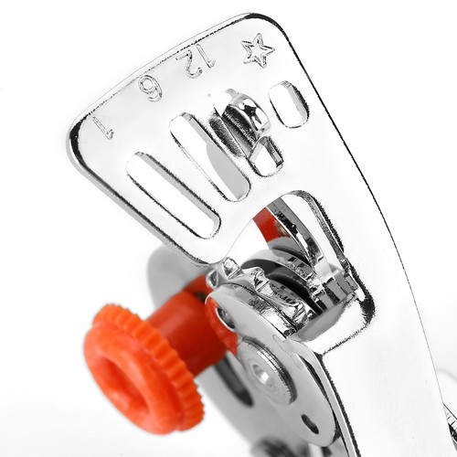 Pleated presser foot - foot, in