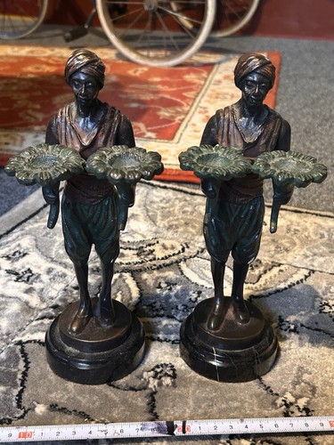 Pair franz bergmann signed - bergmann,