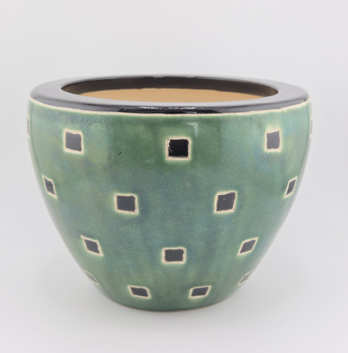 Studio art pottery - flower, pot