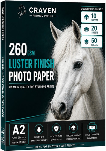 260gsm luster photo - photo, a2