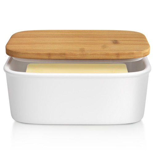 Butter dish with - lid, ceramic
