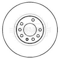 Borg beck bbd4395 brake - bbd4395, disc