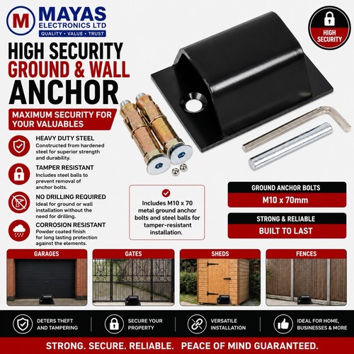 Heavyduty ground wall - wall, anchor