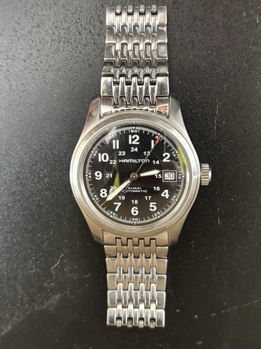 Hamilton khaki automatic - khaki, black