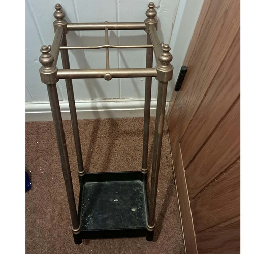 Vintage brass stick stand - brass,